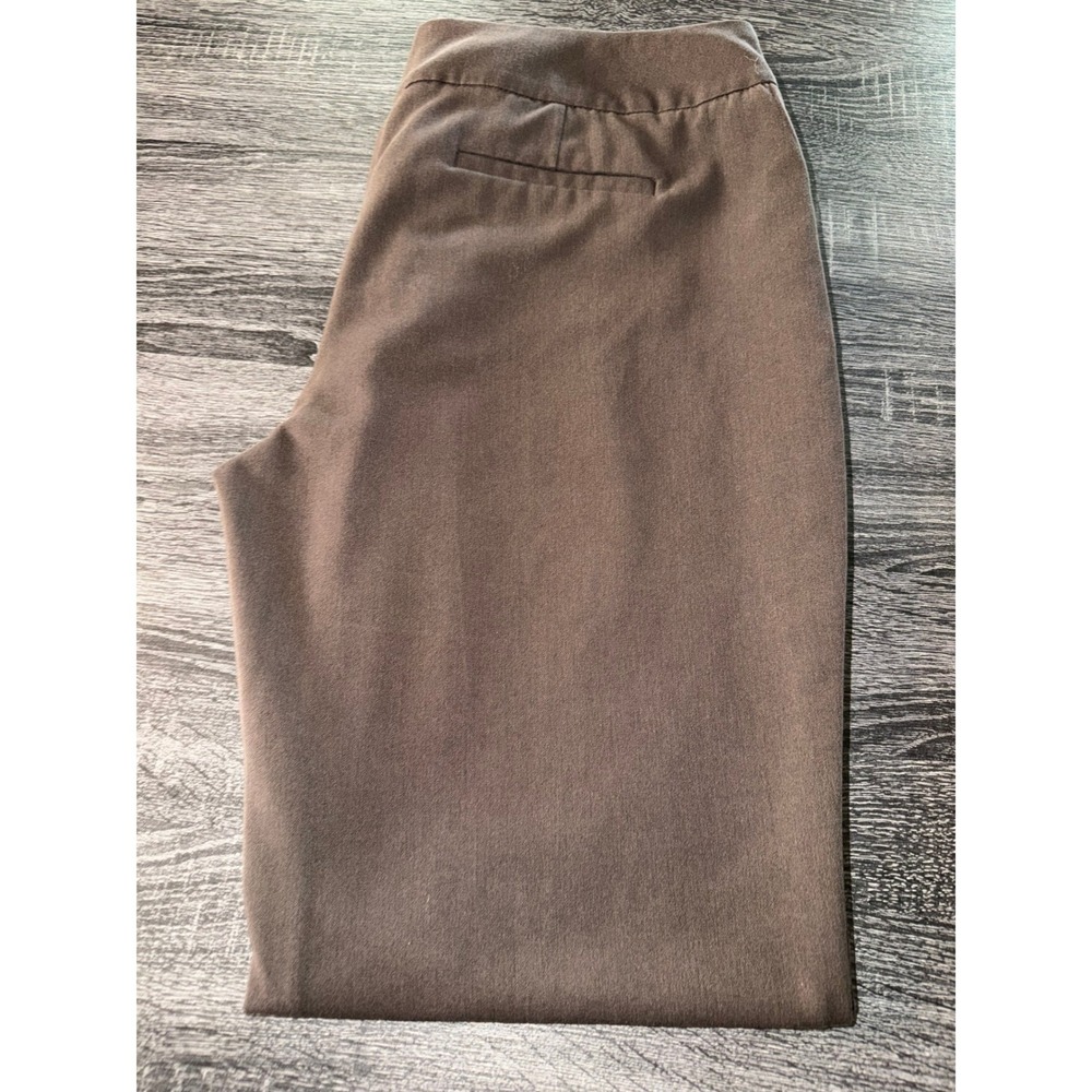 Lot of 2 Gloria Vanderbilt The Perfect Fit Dress Pants Brown Black Size 12 Women - Picture 11 of 12